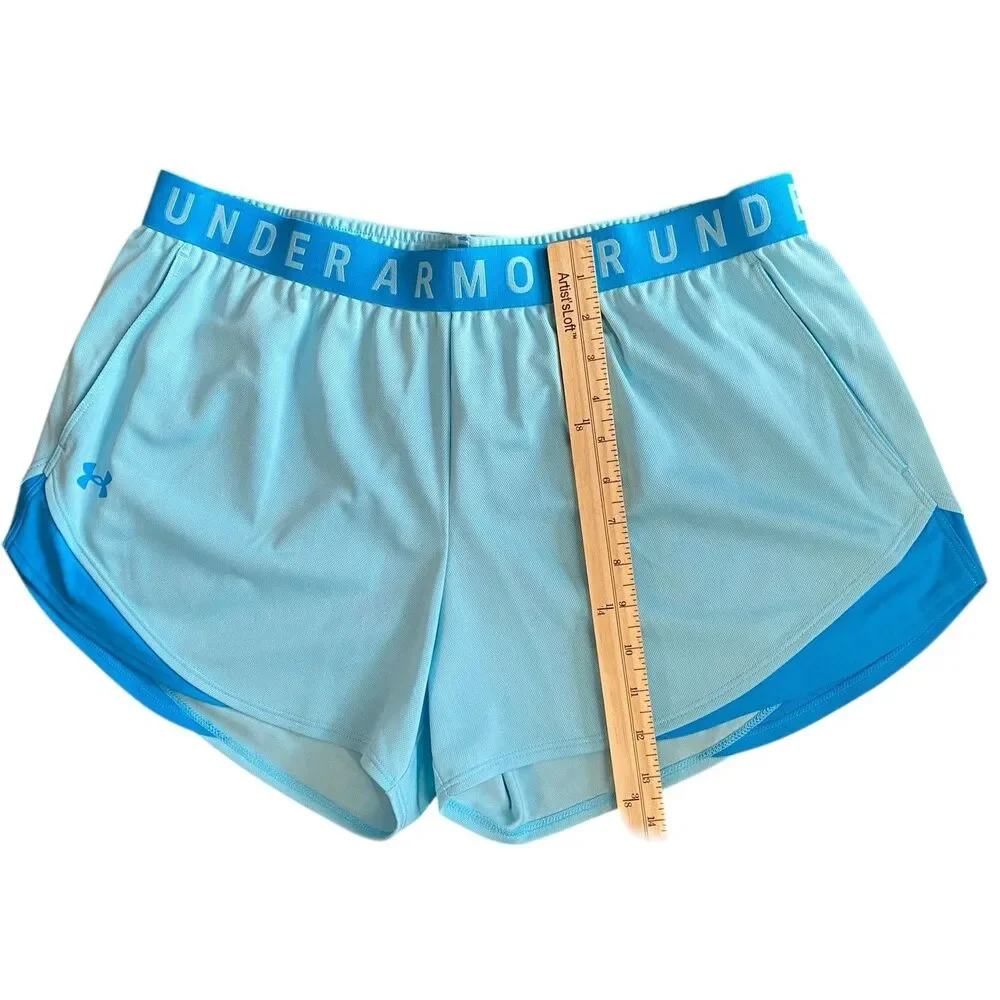 NEW Under Armour Play Up Twist 3.0 Shorts Blue/Blue Women’s Size XL NWT